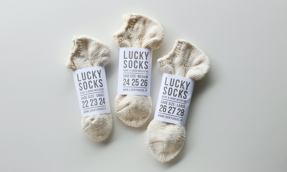 LUCKY SOCKS(ラッキーソックス) MIX LOW CUT SOCKS(ミックスローカットソックス) / ホワイト