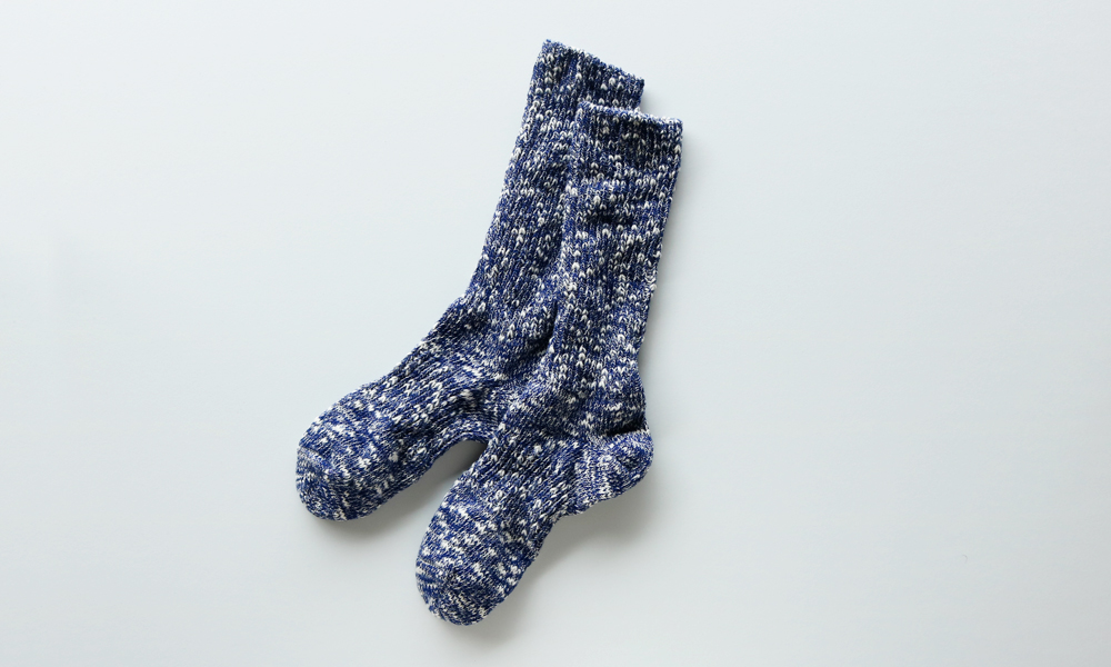LUCKY SOCKS(ラッキーソックス) MIX RIB SOCKS(ミックスリブソックス) / コバルト