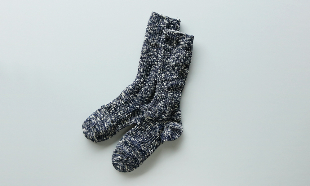 LUCKY SOCKS(ラッキーソックス) MIX RIB SOCKS(ミックスリブソックス) / ネイビー