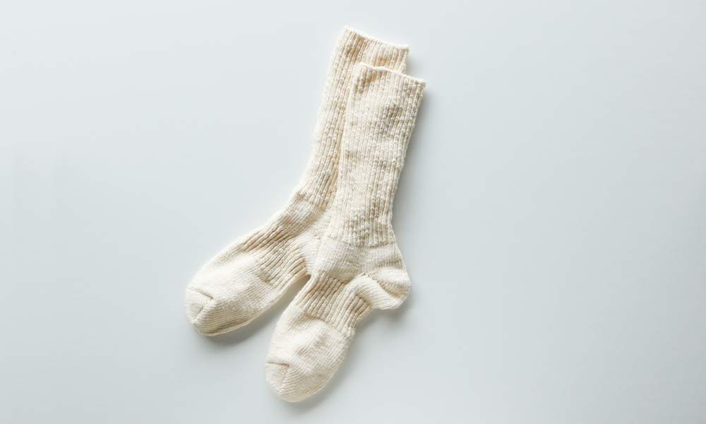LUCKY SOCKS(ラッキーソックス) MIX RIB SOCKS(ミックスリブソックス) / ホワイト