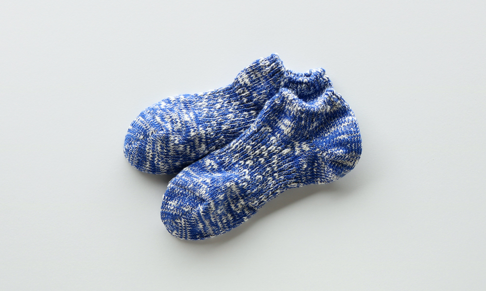 LUCKY SOCKS(ラッキーソックス) MIX LOW CUT SOCKS(ミックスローカットソックス) / ブルー