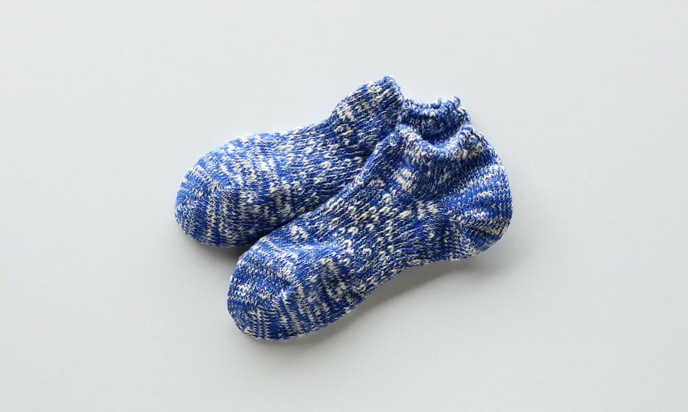 LUCKY SOCKS(ラッキーソックス) MIX LOW CUT SOCKS(ミックスローカットソックス) / ブルー