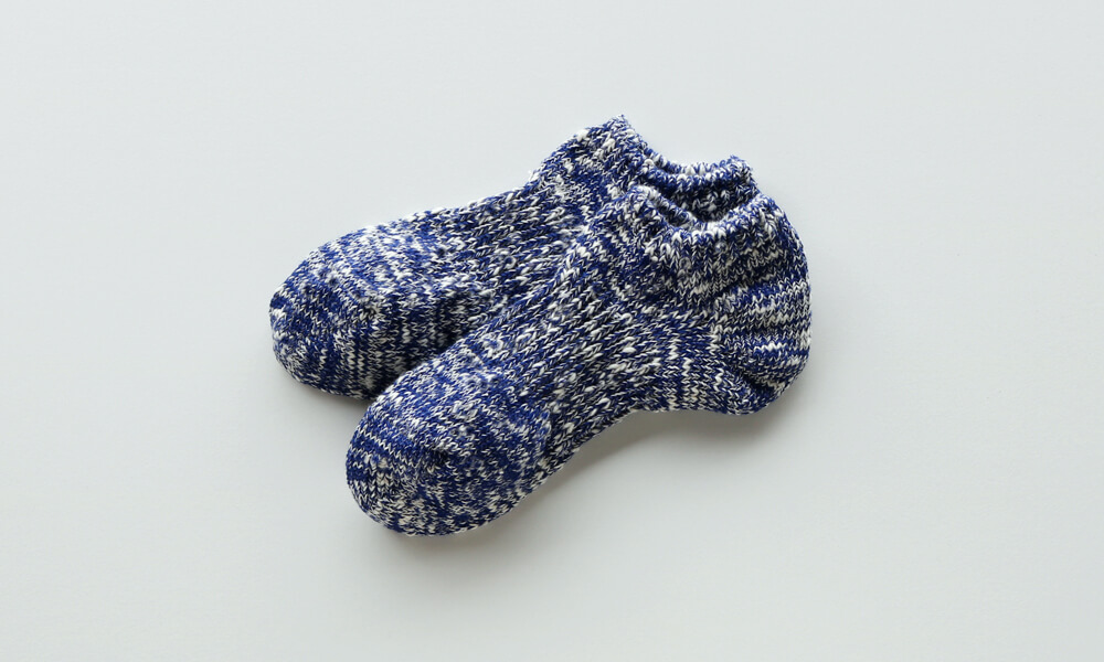LUCKY SOCKS(ラッキーソックス) MIX LOW CUT SOCKS(ミックスローカットソックス) / コバルト