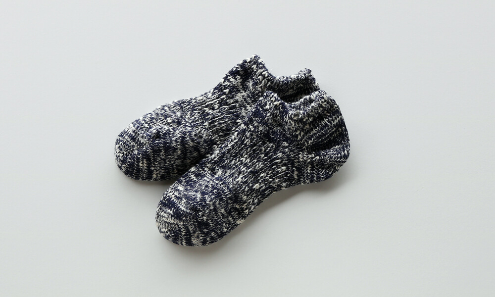 LUCKY SOCKS(ラッキーソックス) MIX LOW CUT SOCKS(ミックスローカットソックス) / ネイビー
