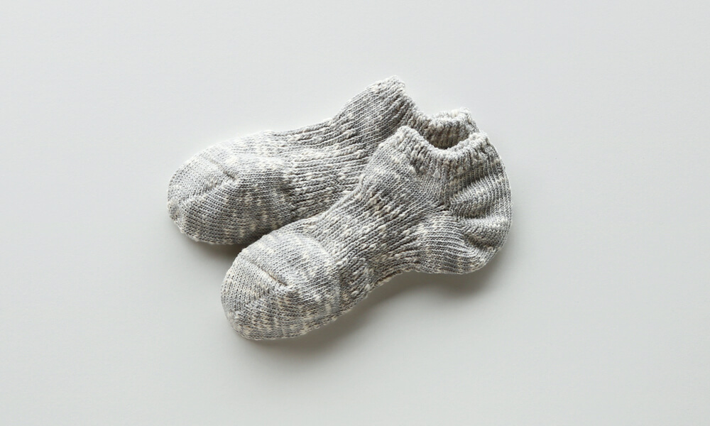 LUCKY SOCKS(ラッキーソックス) MIX LOW CUT SOCKS(ミックスローカットソックス) / ライトグレー