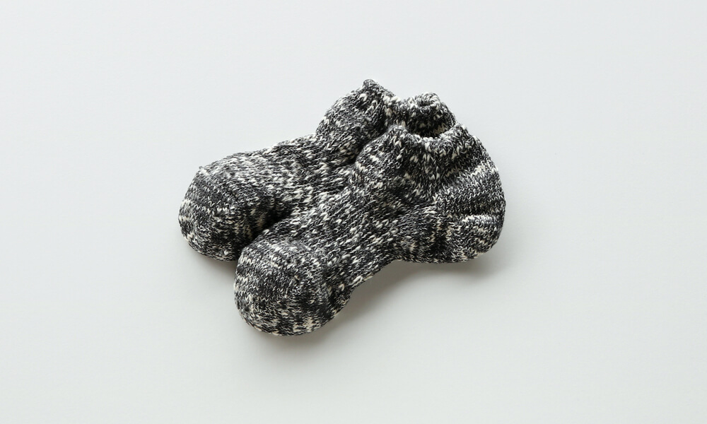 LUCKY SOCKS(ラッキーソックス) MIX LOW CUT SOCKS(ミックスローカットソックス) / チャコール